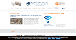 Desktop Screenshot of confcommerciofoggia.it
